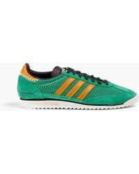 adidas Originals - Sl 72 Suede And Mesh Sneakers - Lyst