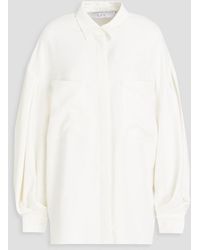 IRO - Pleated Crepe Shirt - Lyst