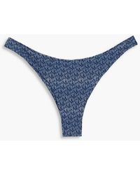 Magda Butrym - Printed Low-rise Bikini Briefs - Lyst