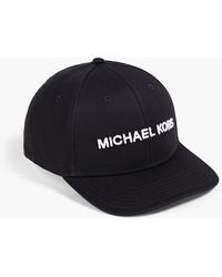 Michael Kors Logo-embroidered Cotton-gabardine Baseball Cap - Blue