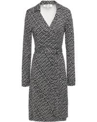 Diane von Furstenberg New Jeanne Two Printed Silk-jersey Wrap Dress White