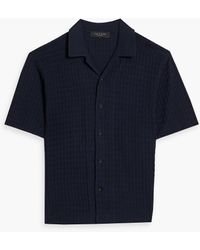 Rag & Bone - Avery Jacquard-knit Cotton Shirt - Lyst