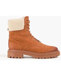 Sam Edelman - Aleia Nubuck Ankle Boots - Lyst