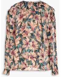 Ba&sh - Floral-print Crepon Blouse - Lyst