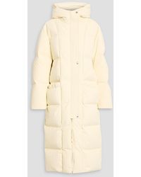 Jil Sander - Quilted Shell Hooded Down Coat - Lyst