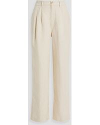 Onia - Linen And Lyocell-blend Wide-leg Pants - Lyst