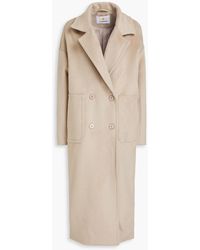 L.F.Markey - Vincente Double-breasted Brushed Wool-felt Coat - Lyst