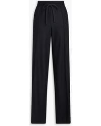 Vince - Wool-Blend Flannel Wide-Leg Pants - Lyst