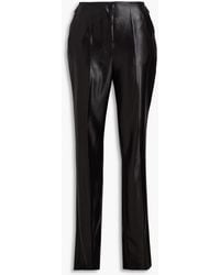 Nanushka - Maurie Satin Slim-leg Pants - Lyst