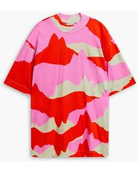 FARM Rio - Printed Cotton-jersey T-shirt - Lyst