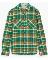 Alex Mill - Checked Cotton-flannel Shirt - Lyst
