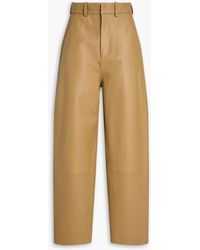 Petar Petrov - Rowdy Leather Wide-Leg Pants - Lyst