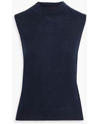 Vince - Wool-Blend Mock-Neck Sweater - Lyst