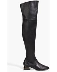 Tory Burch - Stretch-leather Thigh Boots - Lyst