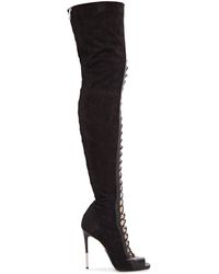 White Over-the-knee boots for Women - Up to 70% off at Lyst.com