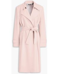 Theory - Oaklane Crepe Trench Coat - Lyst