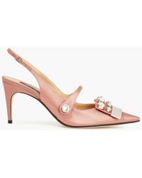 Damen Schuhe Absätze Schuhe mit Keilabsatz und Pumps Sergio Rossi Leder Pumps in Pink 