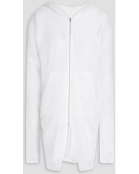 Maison Margiela - Layered Silk-gauze Hooded Jacket - Lyst