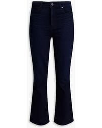 PAIGE - Claudine High-rise Bootcut Jeans - Lyst