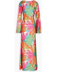 Ronny Kobo - Lanora Floral-print Jersey Maxi Dress - Lyst