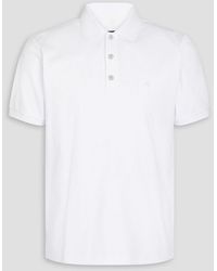 Rag & Bone - Interlock Cotton-jersey Polo Shirt - Lyst
