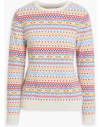 Chinti & Parker - Fair Isle Wool And Cashmere-blend Sweater - Lyst