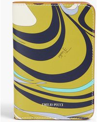 Emilio Pucci - Printed Leather Passport Cover - Lyst