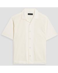Rag & Bone - Avery Pointelle-knit Cotton Shirt - Lyst