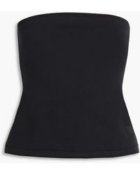 T By Alexander Wang - Strapless Stretch-jersey Top - Lyst