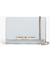 Red(V) - Bow-embellished Leather Clutch - Lyst