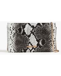 Love Moschino - Faux Snake-effect Leather Shoulder Bag - Lyst