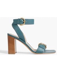 Gianvito Rossi - Harper 85 Buckled Leather Sandals - Lyst