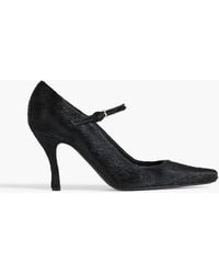 Loulou de Saison - Kabel Calf Hair Mary Jane Pumps - Lyst