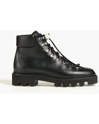 Nicholas Kirkwood - Delf Embellished Leather Combat Boots - Lyst