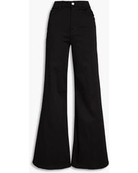 FRAME - Le Palazzo High-rise Wide-leg Jeans - Lyst