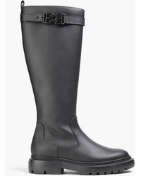 Bally - Gaila Leather Knee Boots - Lyst