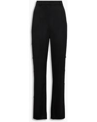 Nanushka - Crepe Straight-leg Pants - Lyst