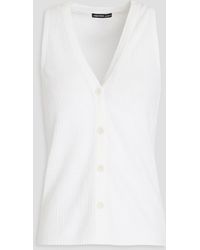 James Perse - Ribbed-knit Vest - Lyst