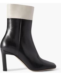 Wandler - Isa zweifarbige ankle boots aus leder - Lyst