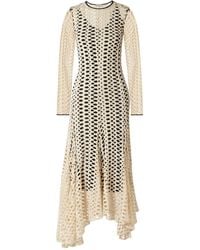 By Malene Birger Dry Desert Asymmetric Cutout Jersey Maxi Dress - Natural