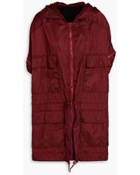 RED Valentino - Oversized Shell Hooded Jacket - Lyst