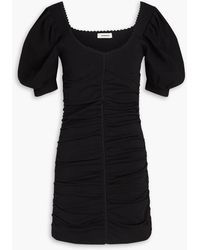 Sandro - Poitou Ruched Stretch-knit Mini Dress - Lyst