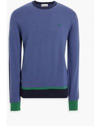 Etro - Embroidered Wool And Cashmere-blend Sweater - Lyst