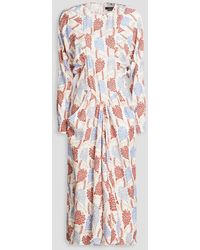 Isabel Marant - Bibelky Printed Lyocell-twill Midi Dress - Lyst