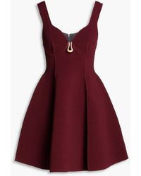 Aje. - Cast Embellished Ribbed-knit Mini Dress - Lyst