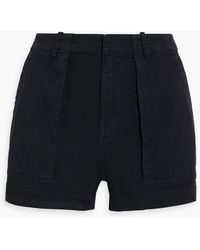 Nili Lotan - Cotton-blend Twill Shorts - Lyst