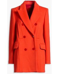 Isabel Marant - Lileya Double-Breasted Wool-Blend Felt Coat - Lyst