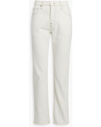 FRAME - Le Slouch High-rise Straight-leg Jeans - Lyst
