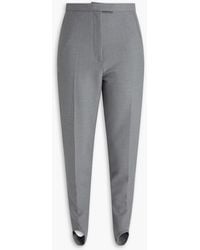 Dries Van Noten - Wool-Blend Tapered Stirrup Pants - Lyst