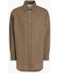 Studio Nicholson - Striped Twill Shirt - Lyst